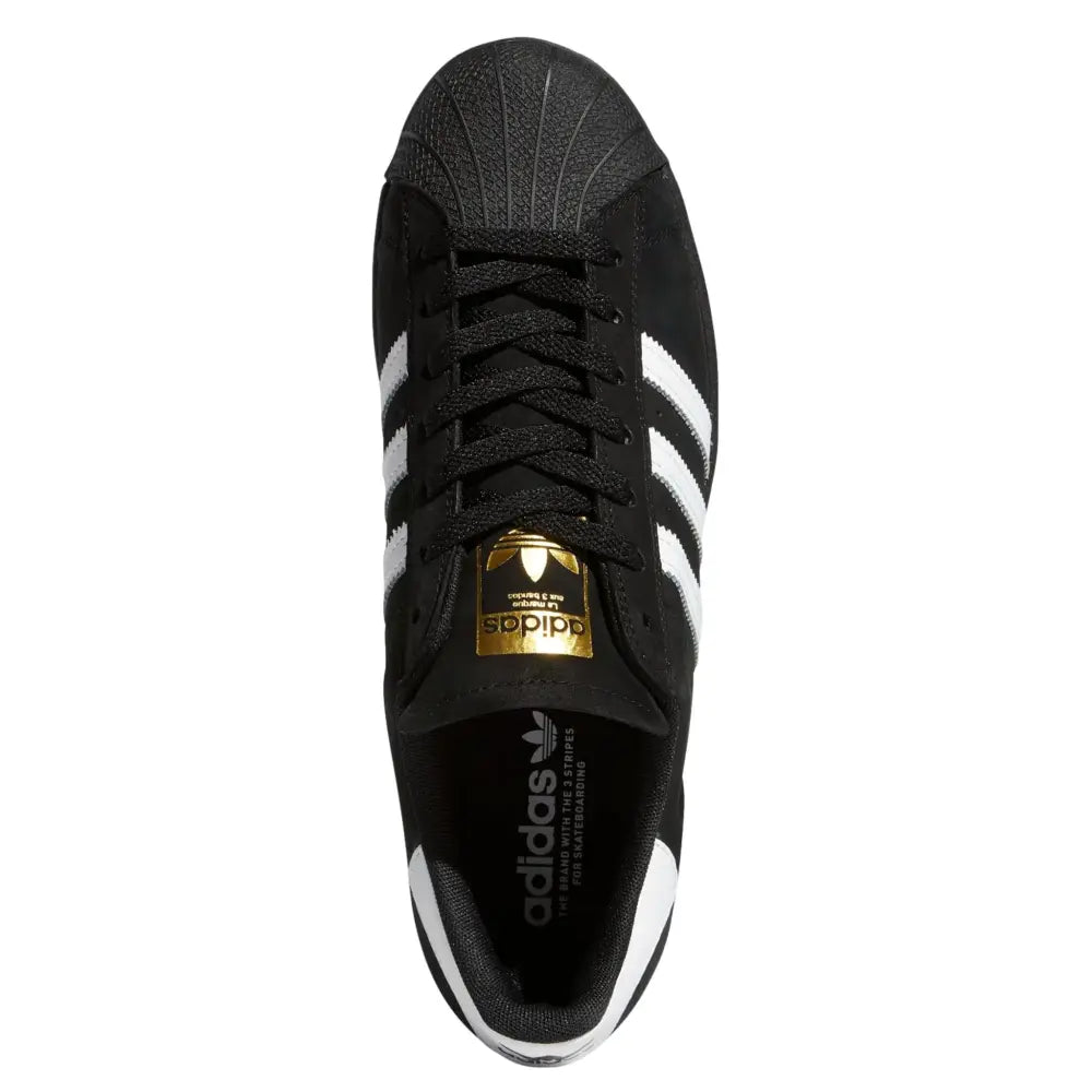 scarpa da skate adidas superstar nera