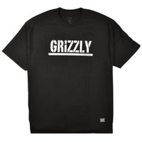 grizzly t shirt script black