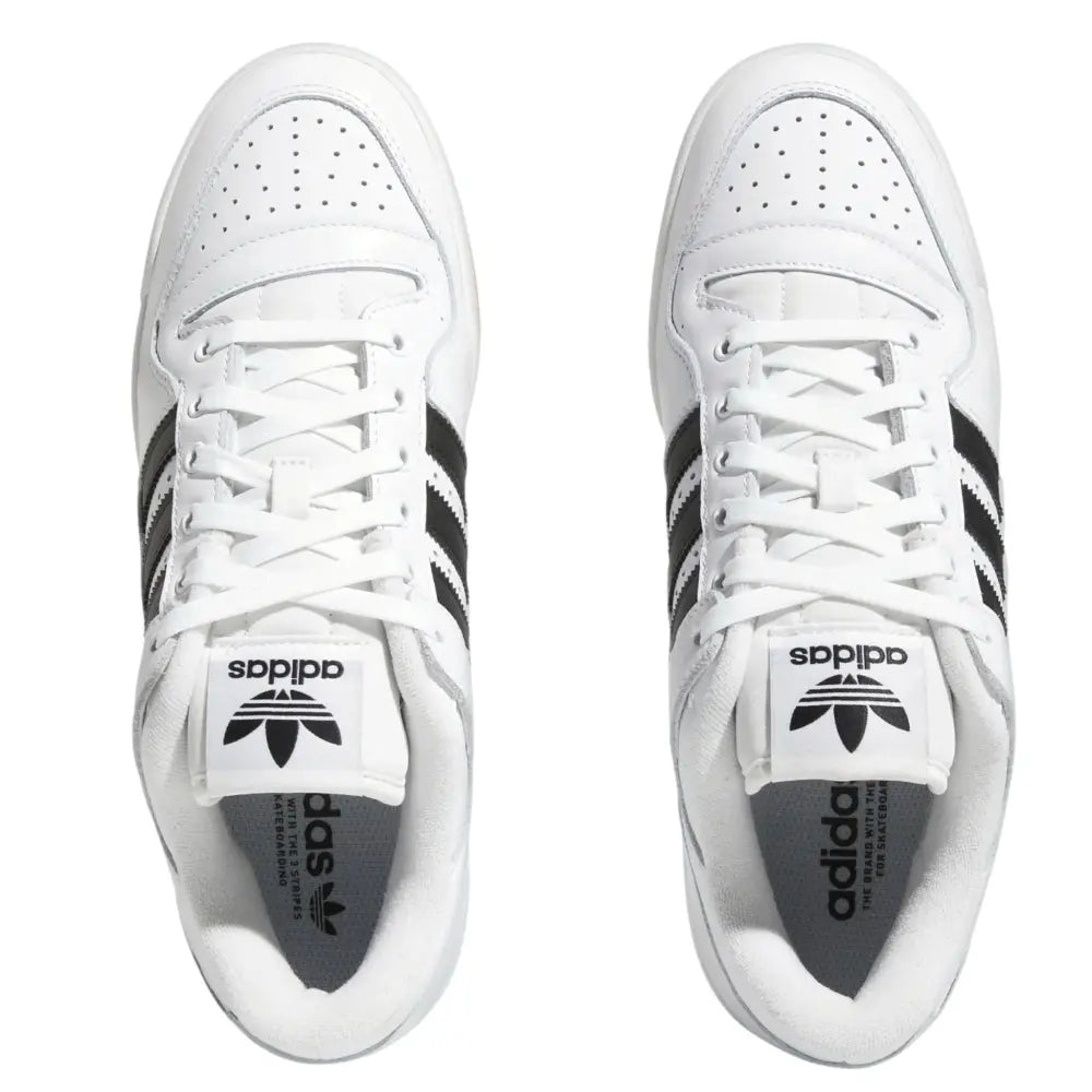 Adidas White Forum 84 Low ADV Scarpa