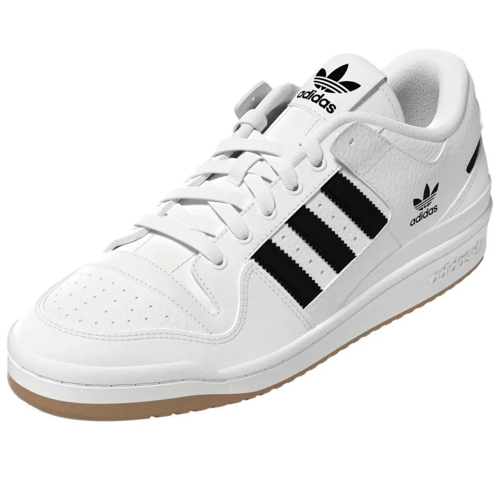 Adidas White Forum 84 Low ADV Scarpa