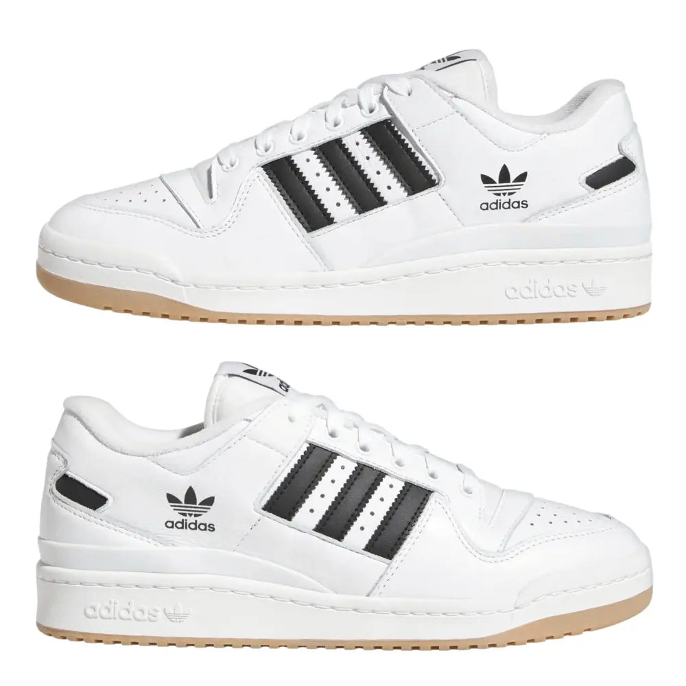 Adidas White Forum 84 Low ADV Scarpa