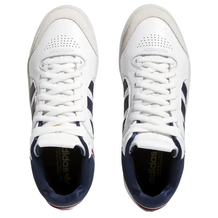 Adidas White Blue Tyshawn Scarpa