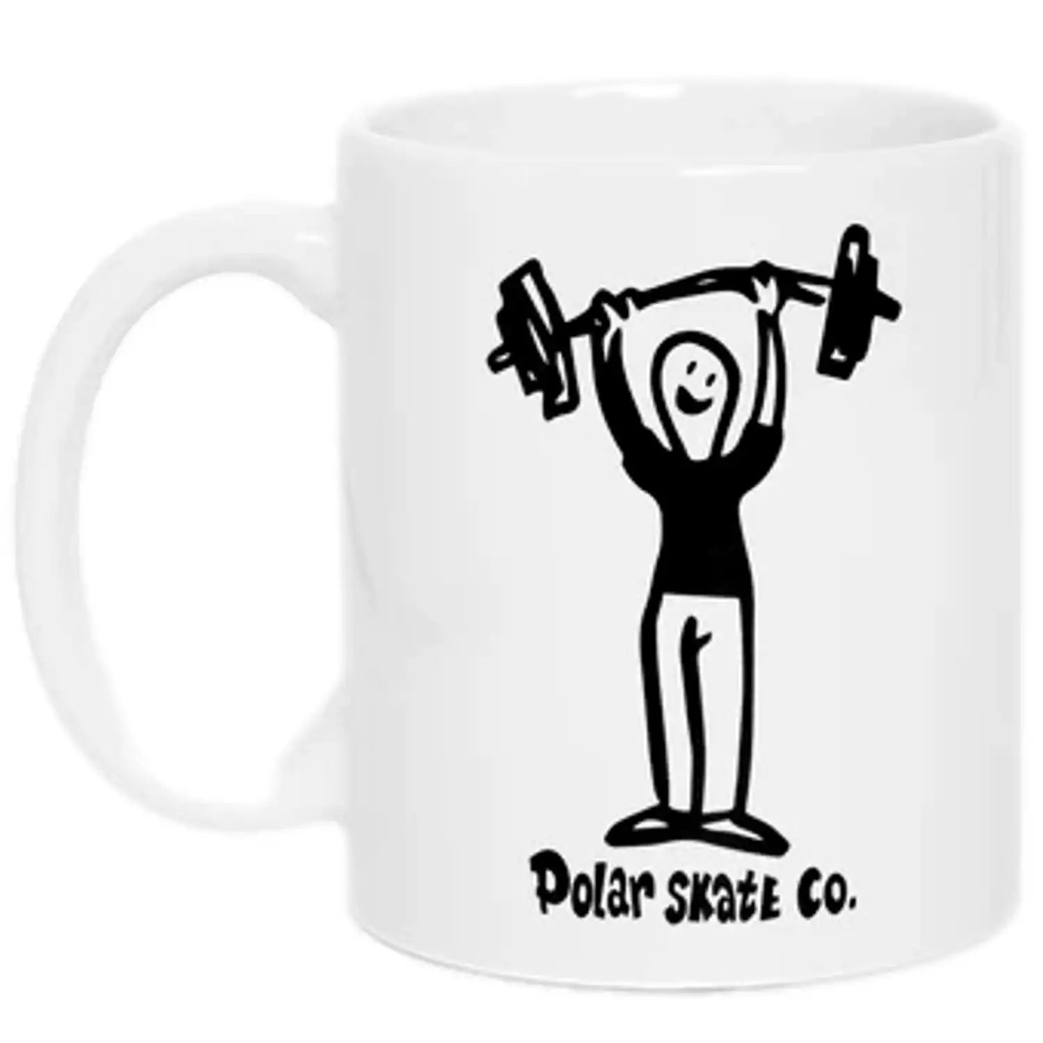 Colour: White / Black Classic Mug Safe for dishwashing Artwork by Jacob Ovgren 330 ml Printed in Poland Polar Skate Co.
