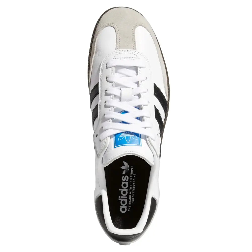 Adidas Samba Adv white black gum