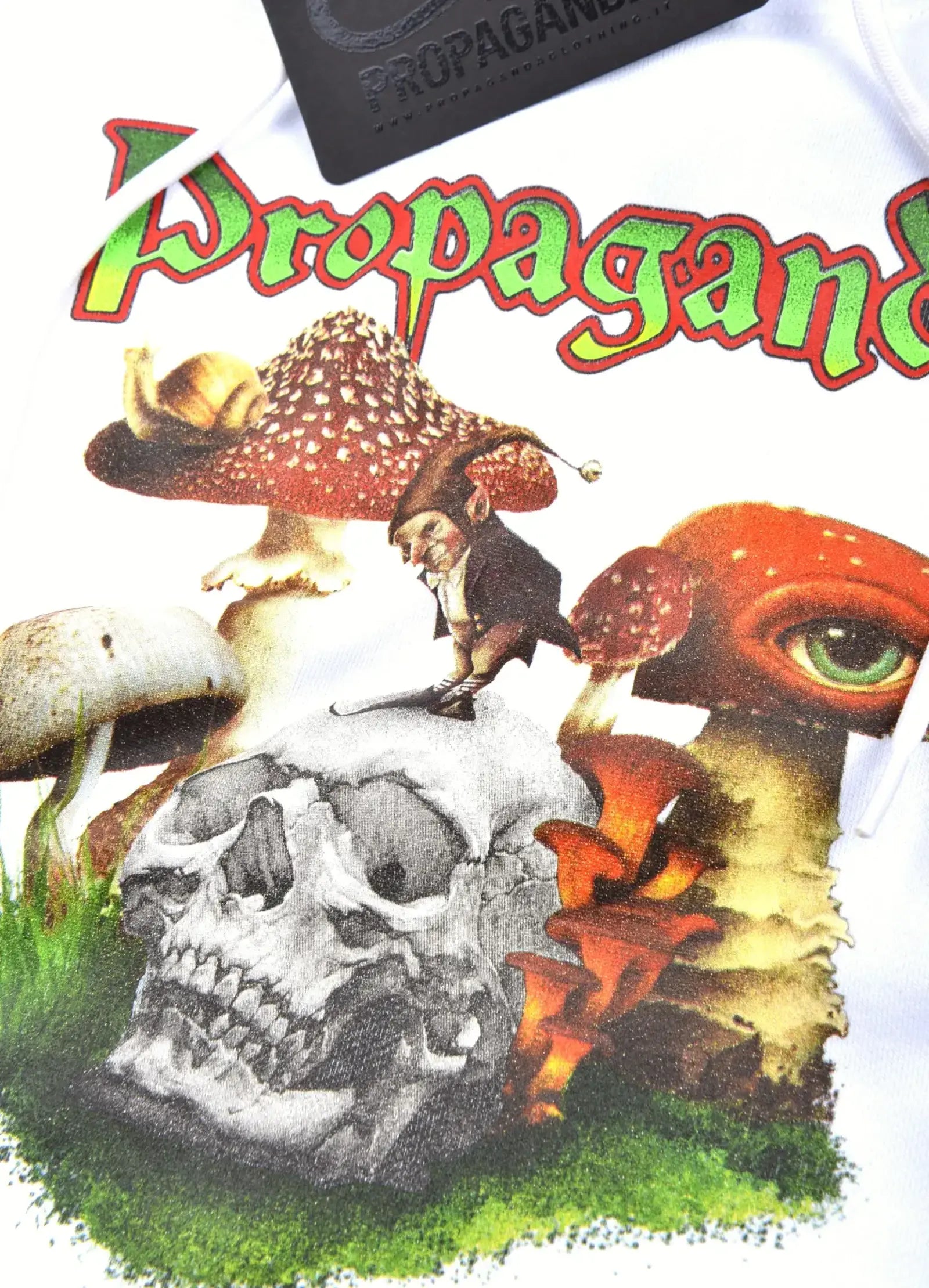 Felpa Propaganda White Amanita Hoodie