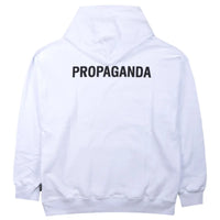Felpa Propaganda White logo Hoodie
