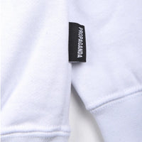 Propaganda Felpa Ribs Tiger Hoodie White