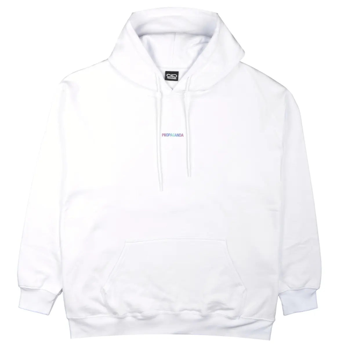 Felpa Propaganda Ribs Gradient White Hoodie