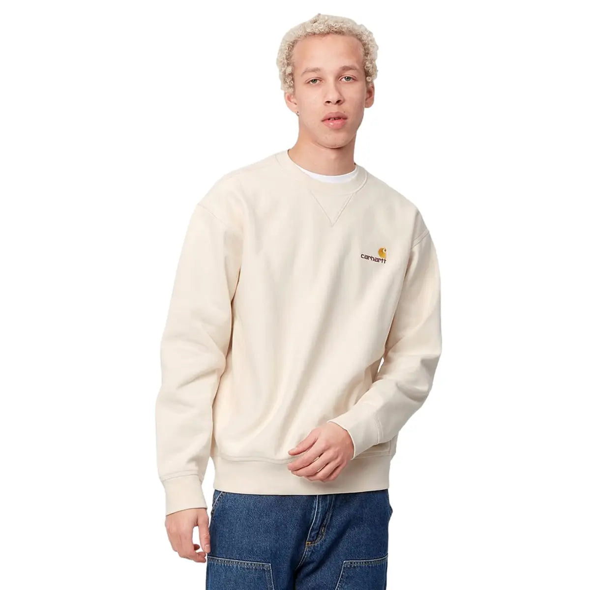 Carhartt Felpa Natural American Script Sweat