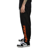 Pantalone Propaganda Logo Vertical Sweat Black