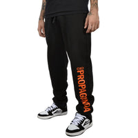 Pantalone Propaganda Logo Vertical Sweat Black