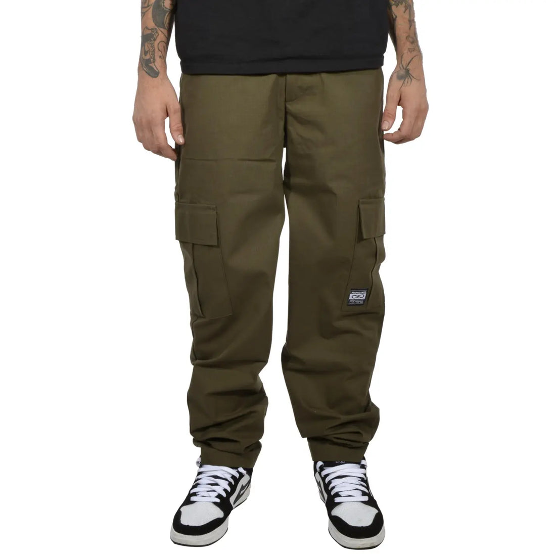 Propaganda Pantalone Fatique Label Pant Green