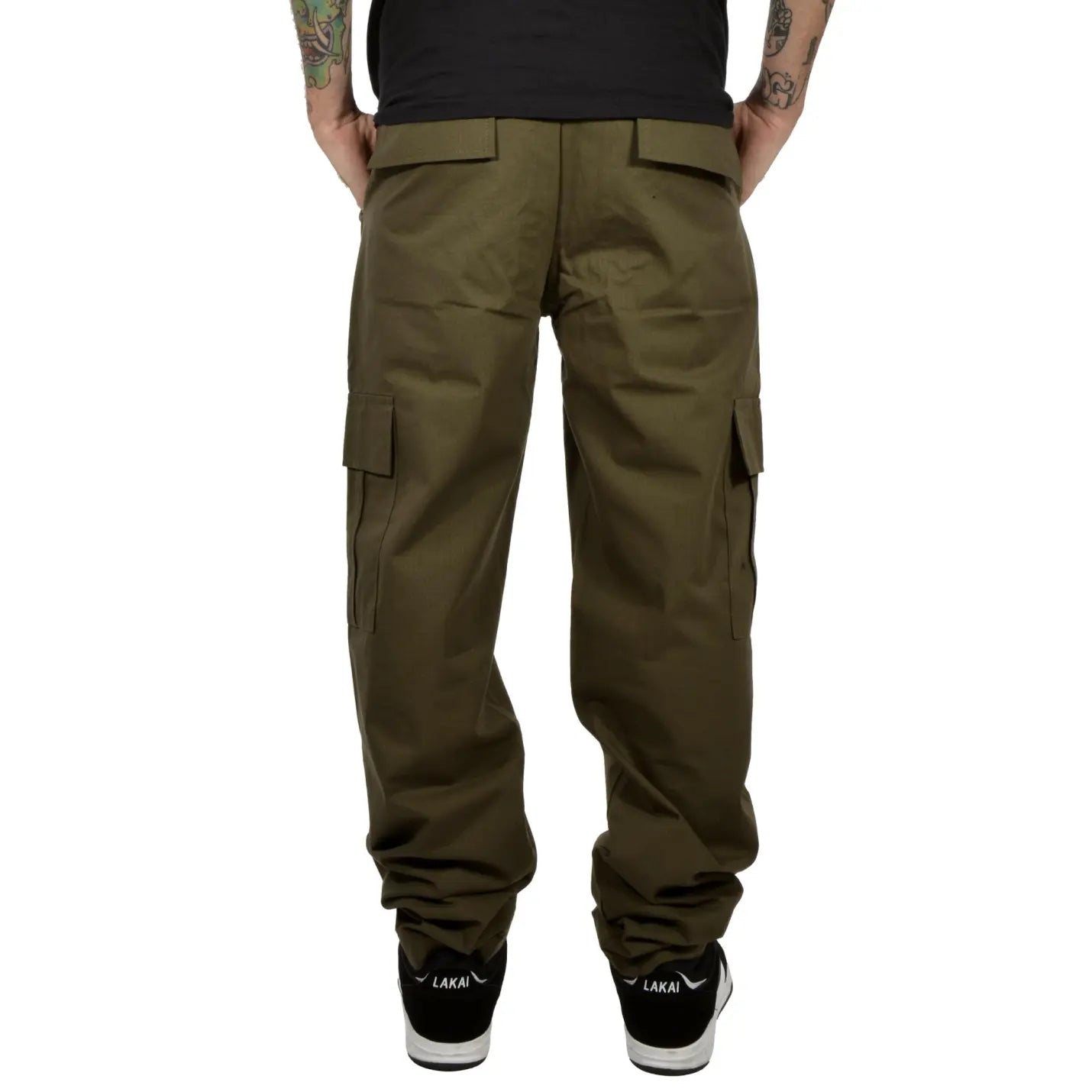 Propaganda Pantalone Fatique Label Pant Green