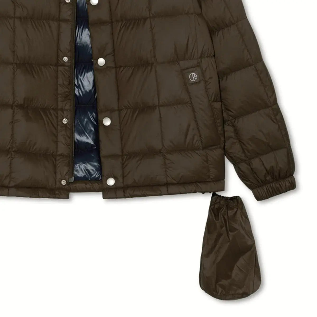 piumino polar skate light eight puffer brown