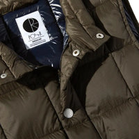 piumino polar skate vest light eight puffer brown