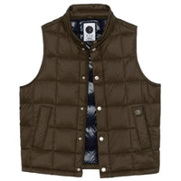piumino polar skate vest light eight puffer brown