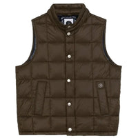 piumino polar skate vest light eight puffer brown