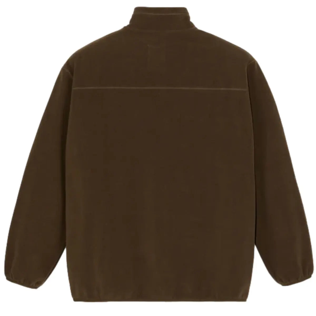 polar skate fleece basic jacket brown