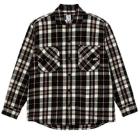 Big boy overshirt flannel red white black