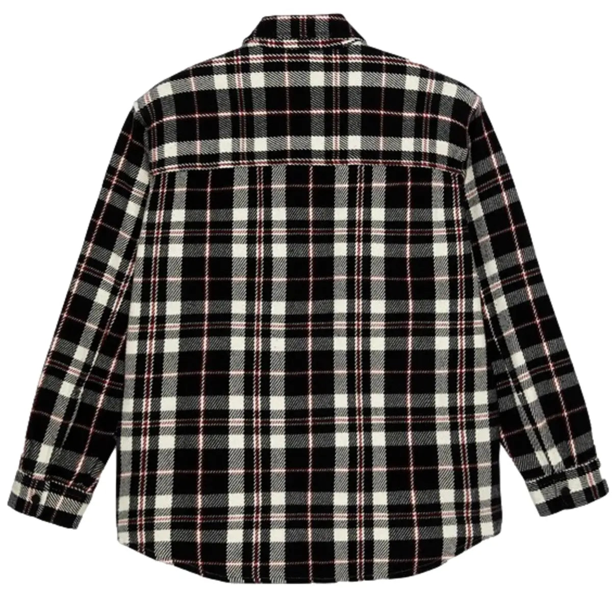 Big boy overshirt flannel red white black