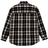 Big boy overshirt flannel red white black