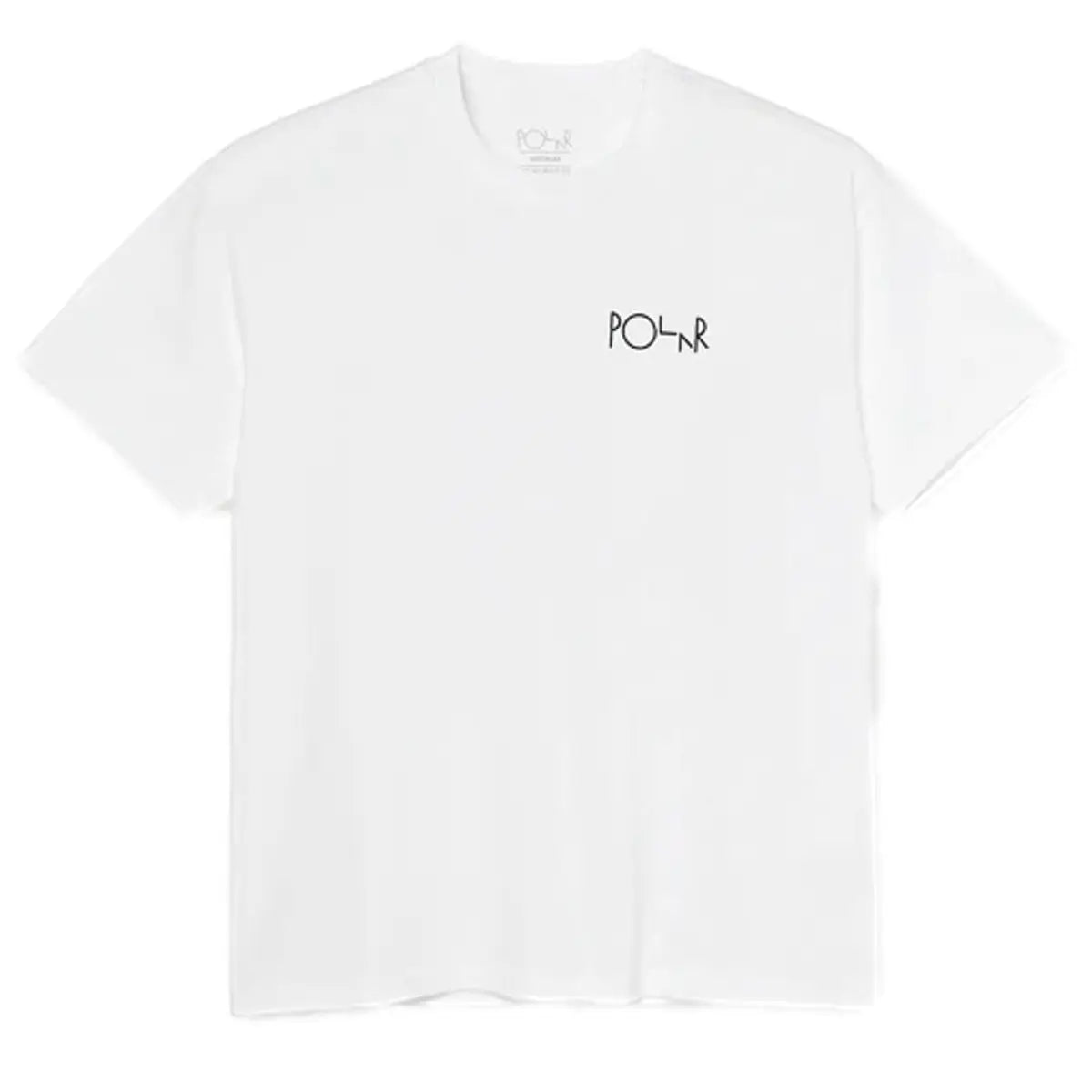 polar stroke logo tee white