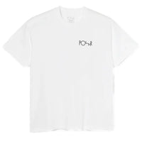 polar stroke logo tee white