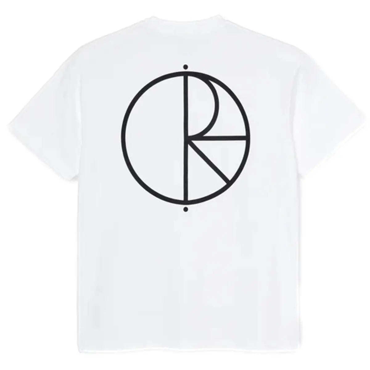 polar stroke logo tee white