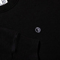polar skate felpa girocollo patch nera