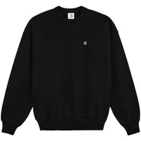 polar skate felpa girocollo patch nera
