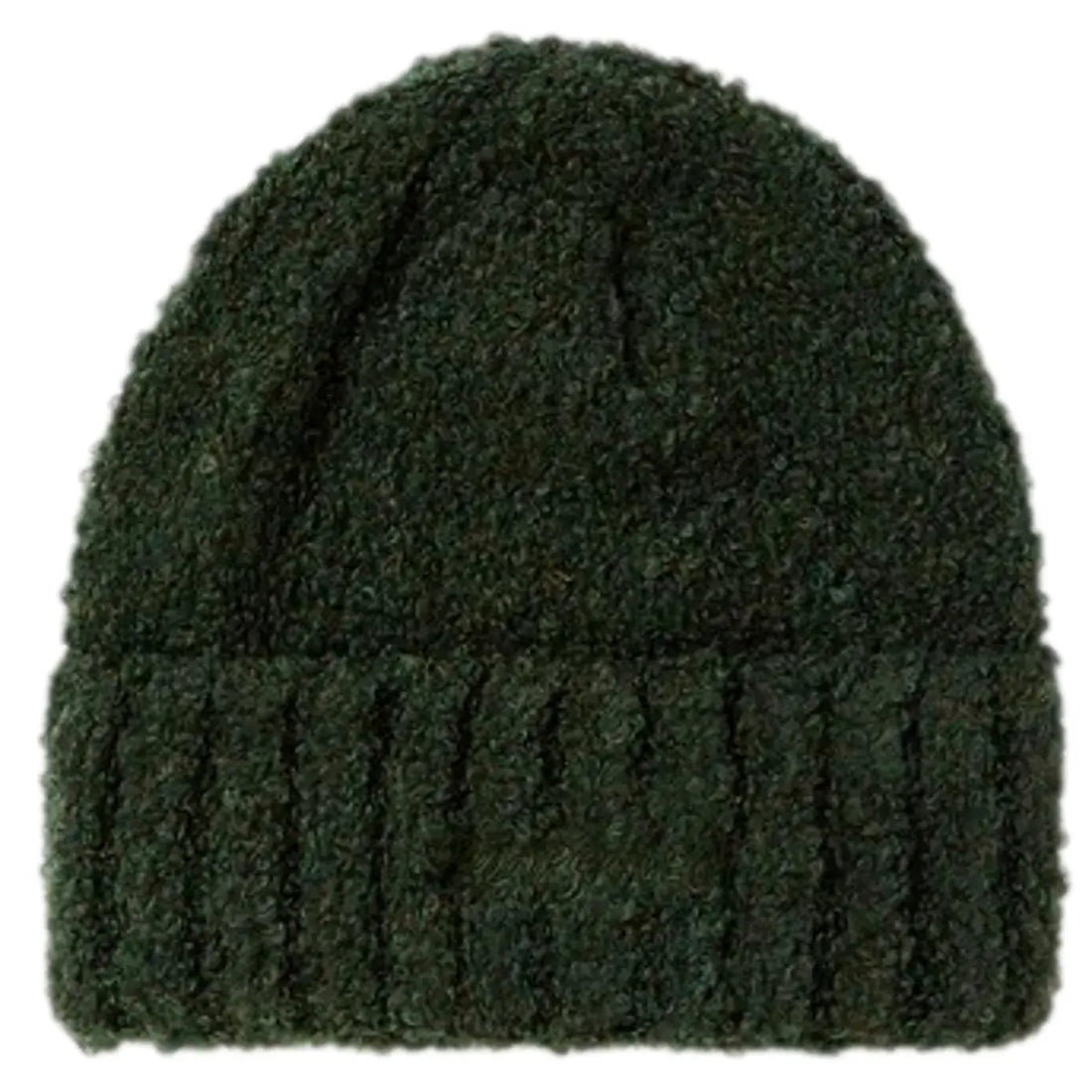 Polar Fluffy Dark Green Beanie