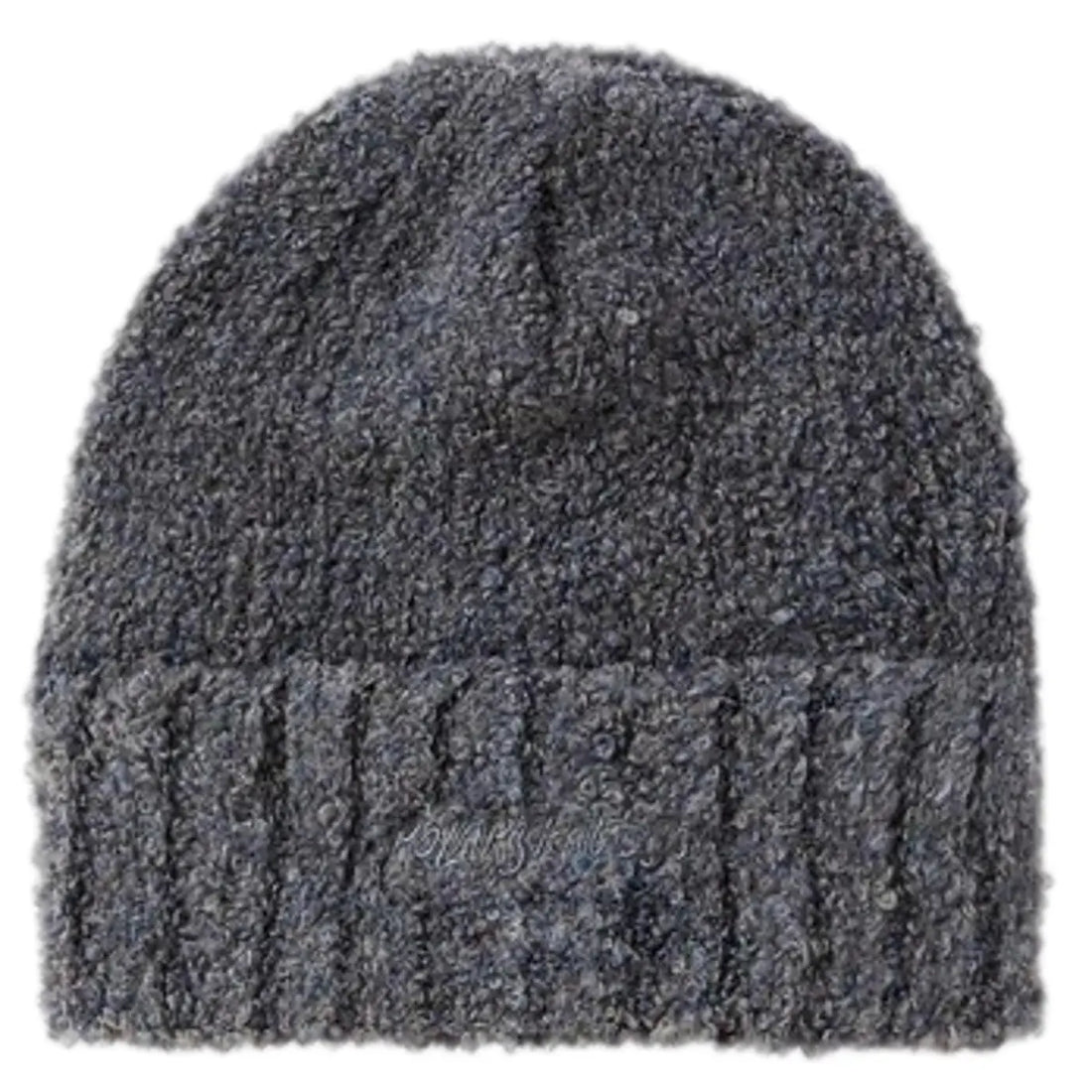 Polar Fluffy Grey Blue Beanie