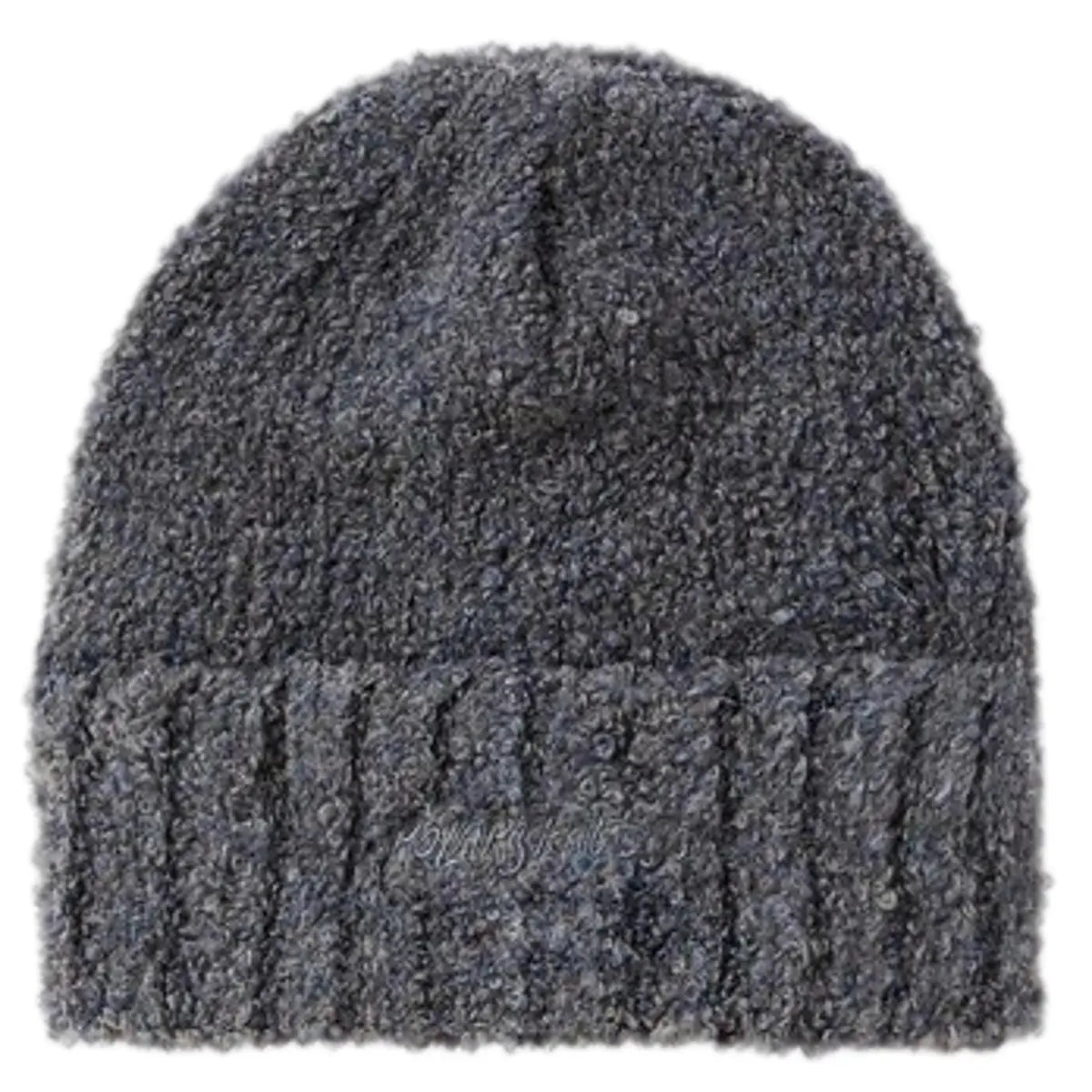 Polar Fluffy Grey Blue Beanie