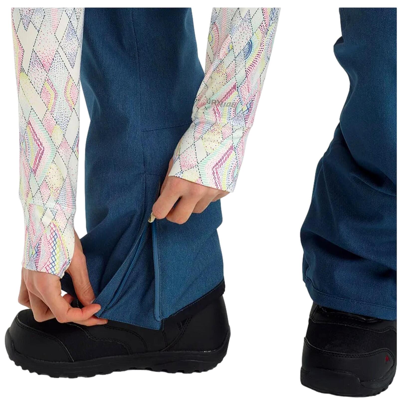 Burton Wb Vida Str Light Denim Pantaloni Snow Donna