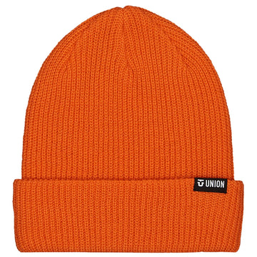 Union beanie snowboard orange low cuff