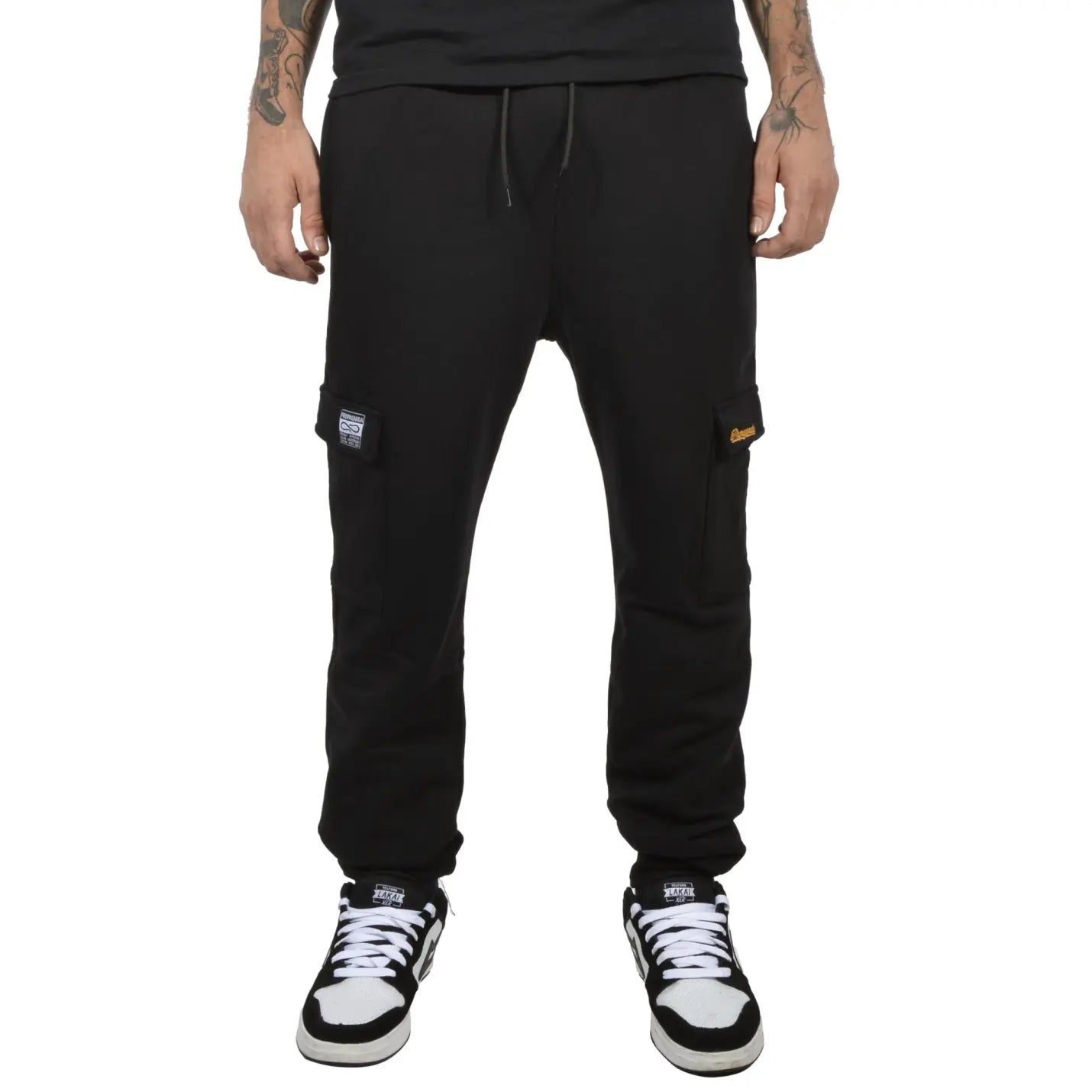 Propaganda Pantalone Signature Cargo Black Sweat Pant
