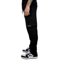 Propaganda Pantalone Signature Cargo Black Sweat Pant