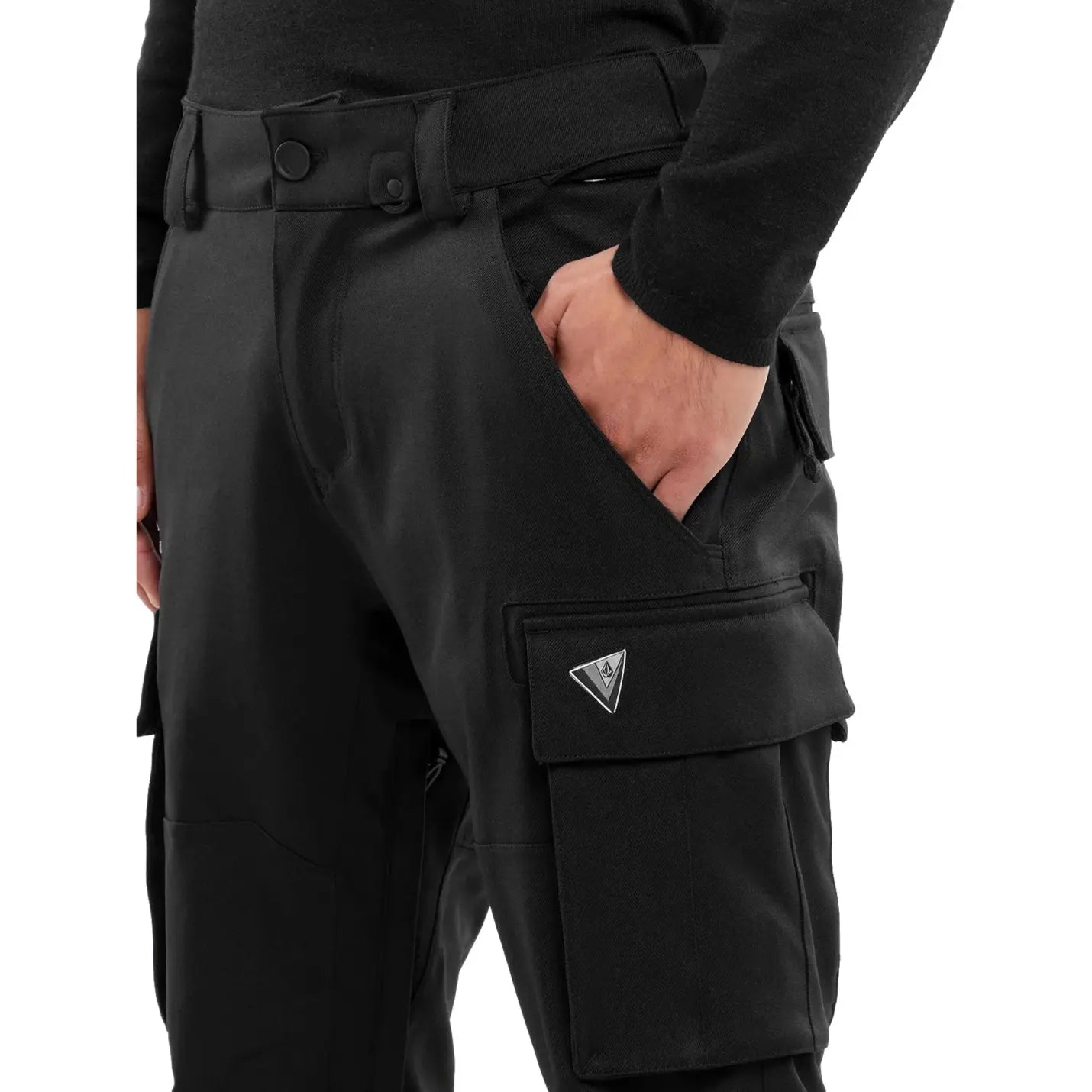 VOLCOM NEW ARTICULATED SNOW PANTS BLACK