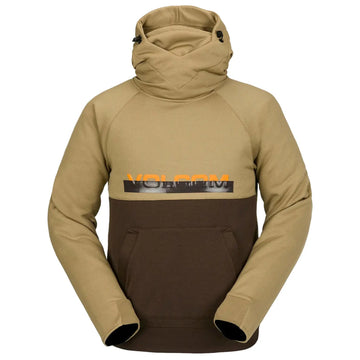 VOLCOM SNOW HYDRO HOODIE DARK KHAKI