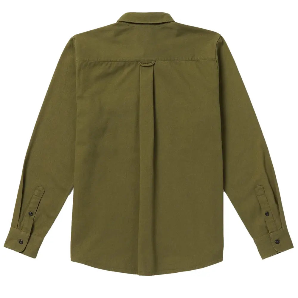 VOLCOM STONE BENCHMARK LONG SLEEVE SHIRT EXPEDITION GREEN
