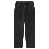 SINGLE KNEE PANT CARHARTT BLACK DENIM STONE WASHED