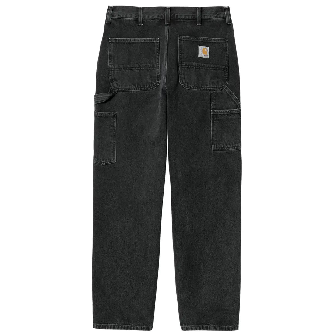 SINGLE KNEE PANT CARHARTT BLACK DENIM STONE WASHED
