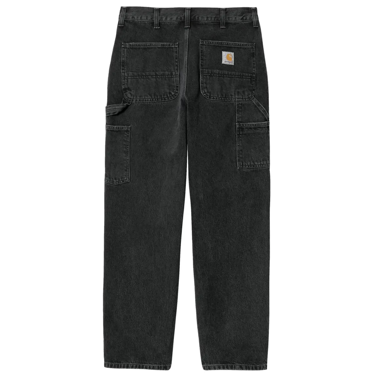 SINGLE KNEE PANT CARHARTT BLACK DENIM STONE WASHED
