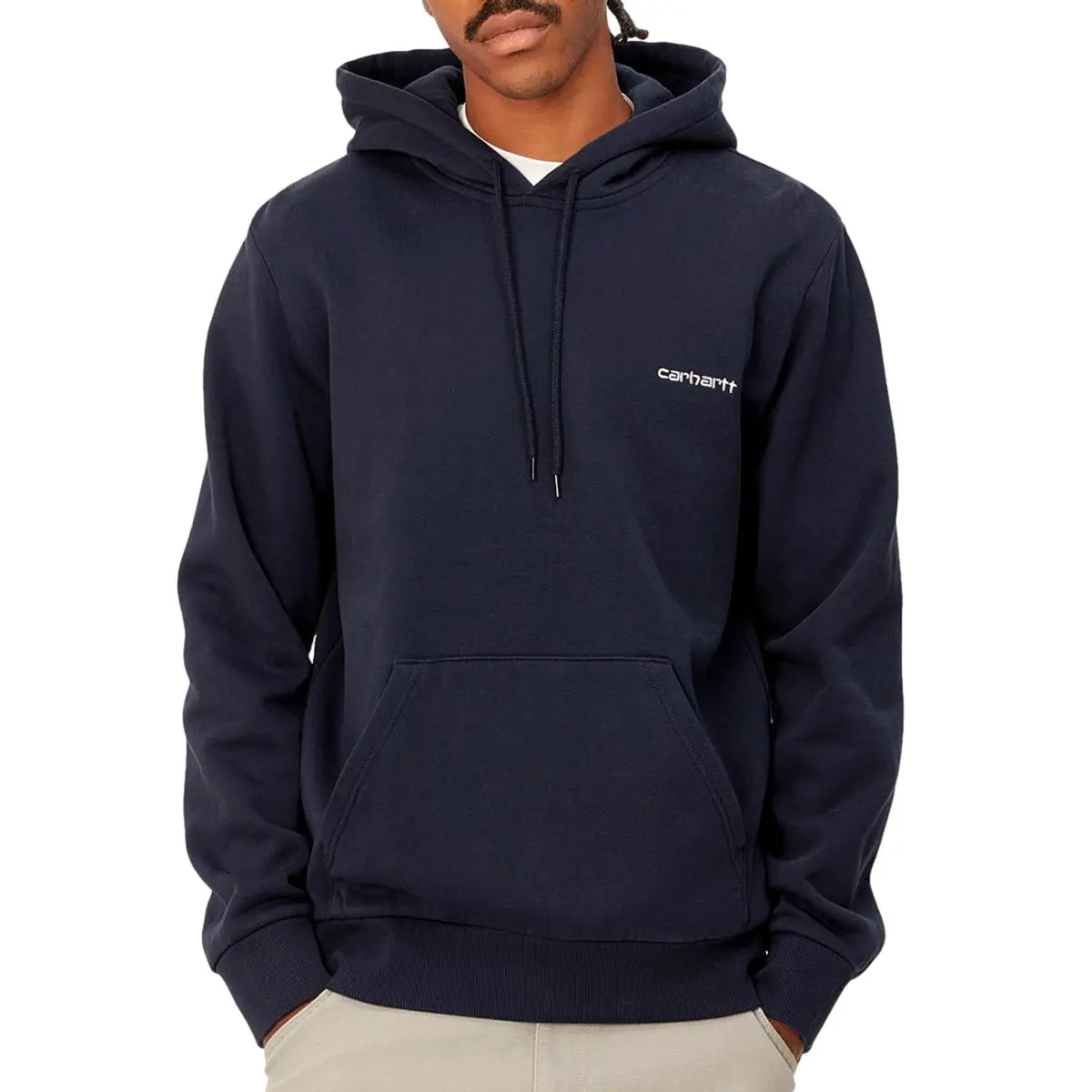Carhartt wip hooded script blue