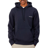 Carhartt wip hooded script blue