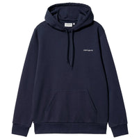 Carhartt wip hooded script blue