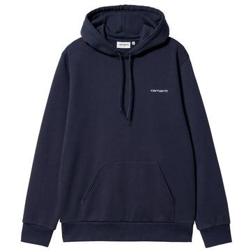 Carhartt wip hooded script blue