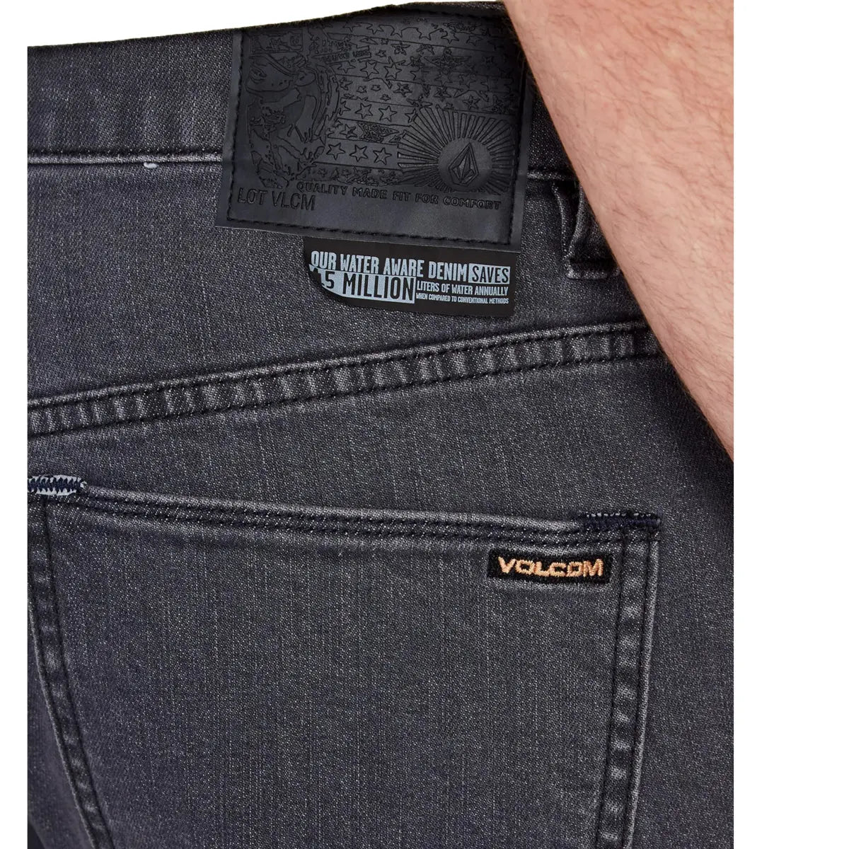 Volcom Pantaloni Modown Black Vintage