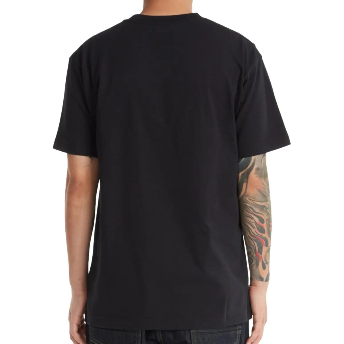 Dc Shoes Pocket  T-shirt Black White