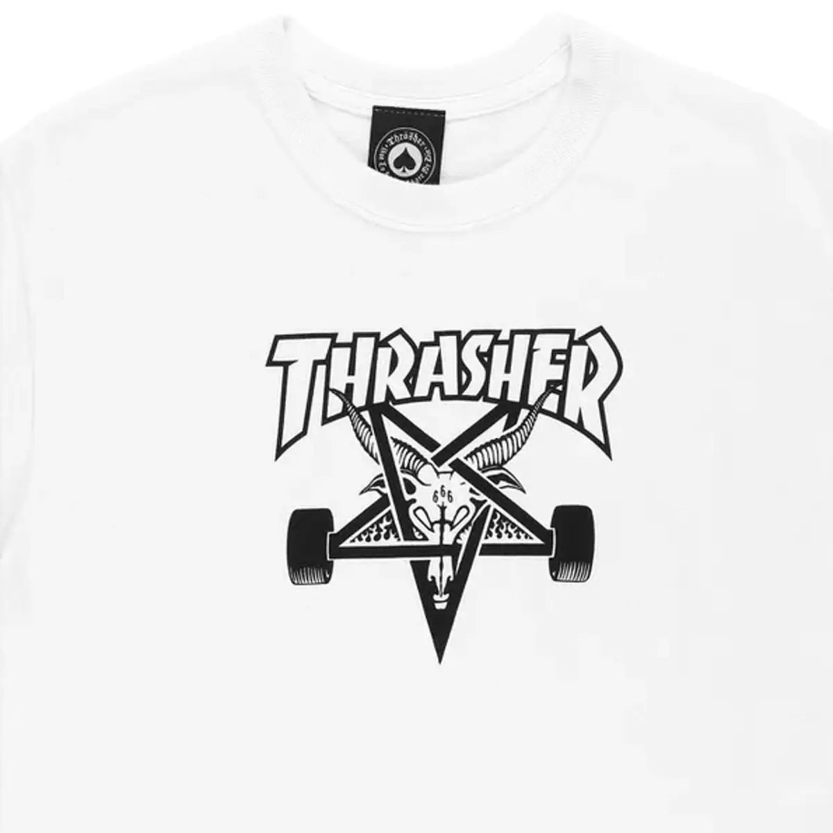 Thrasher skate goat maglietta white